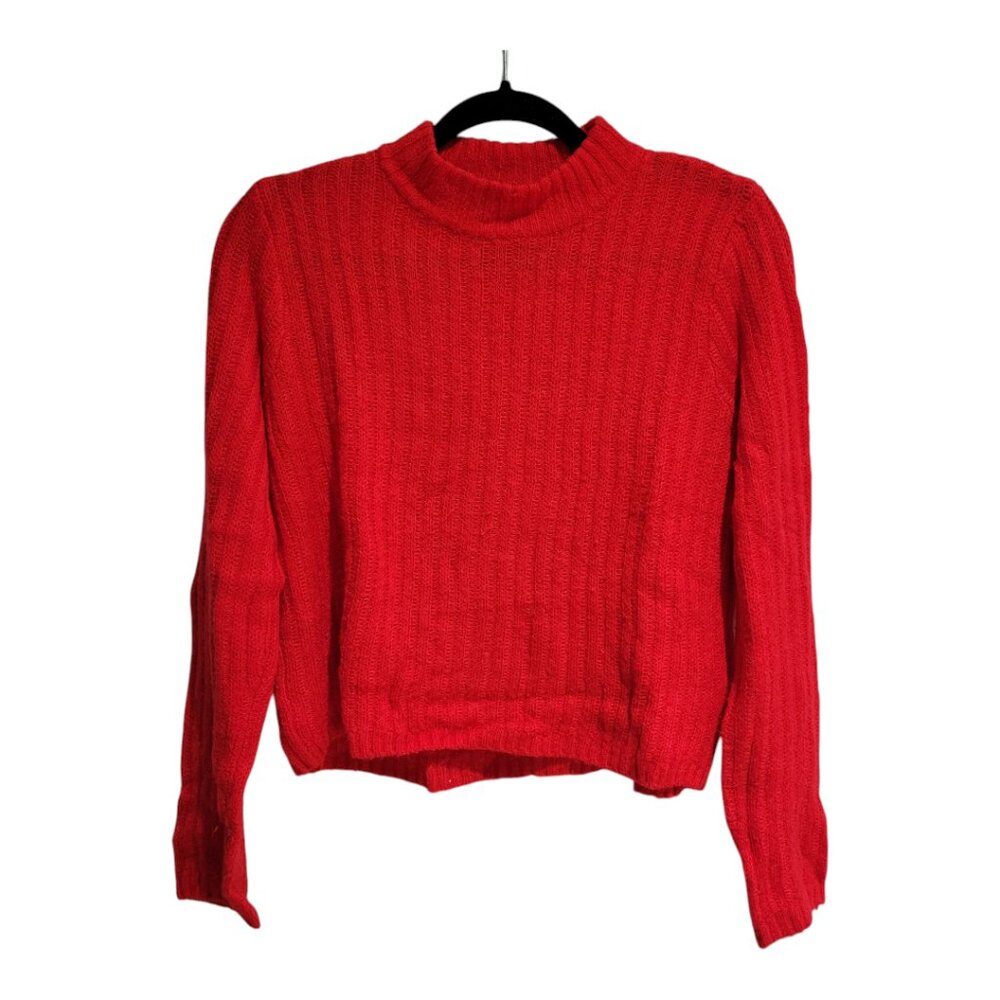 Divided H&M Red Pullover Sweater
